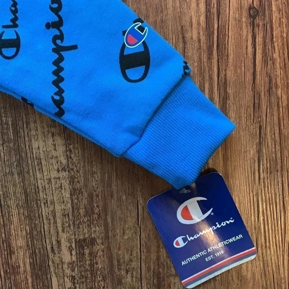 Champion Logo Fleece Hoodie Set Kids - Picture 4 of 9